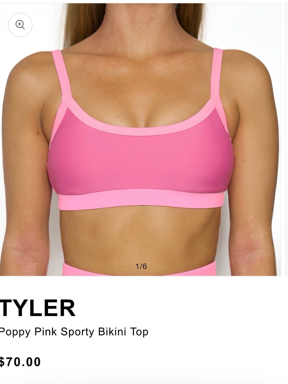 NWT 93 Play Street Pink Bikini Set - Women's Two-Piece Swim - Picture 3 of 3
